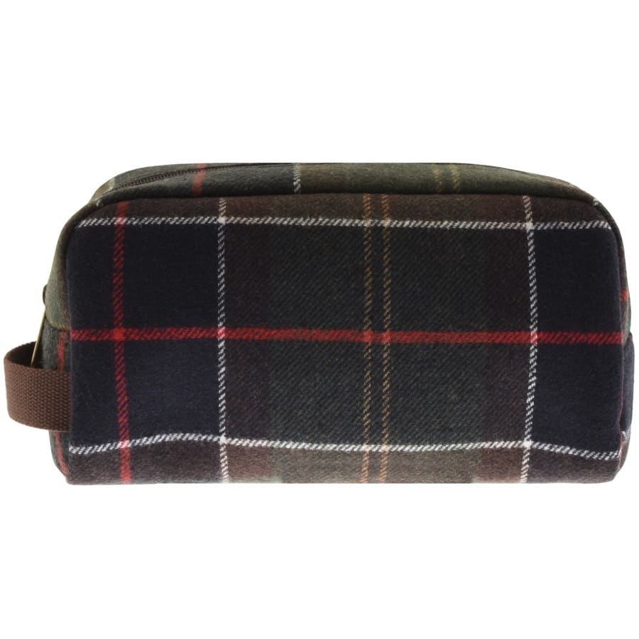 Alternative Image for ProductBarbour Tartan Wool Wash Bag Brown2